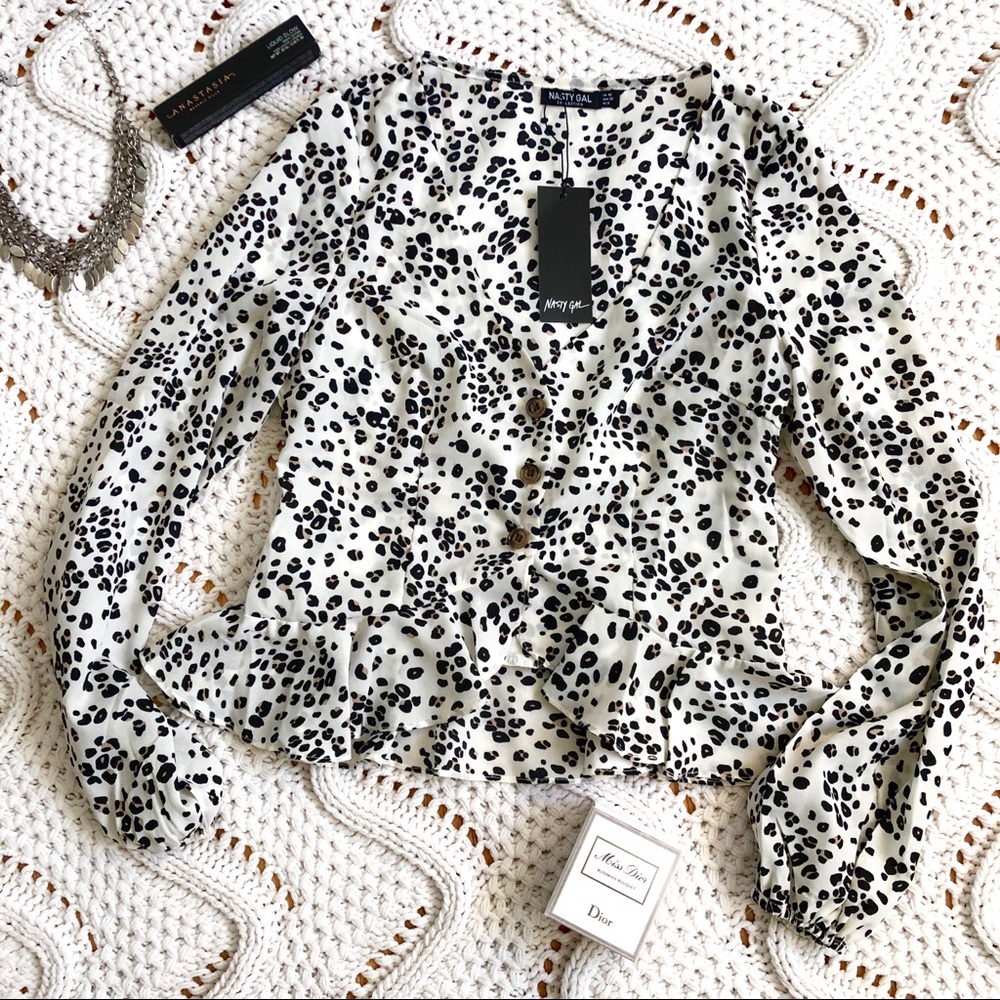 Leopard print blouse🐆